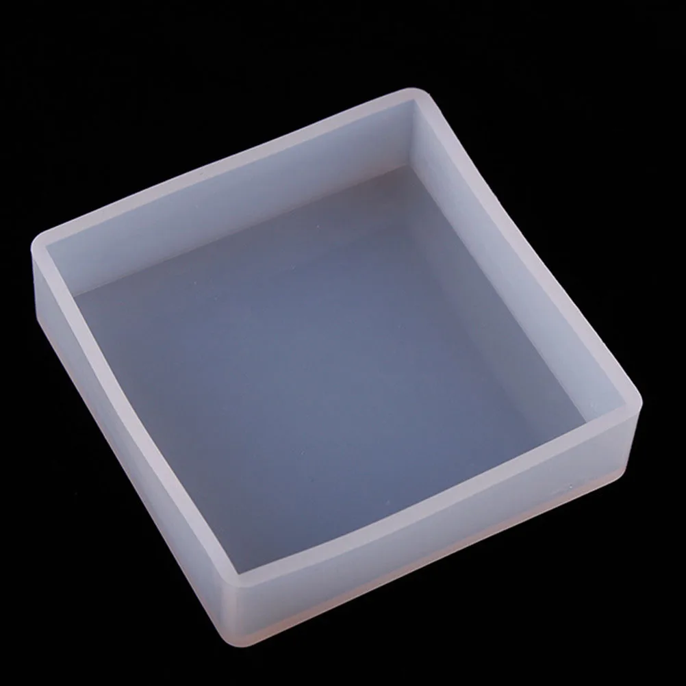 

1Set DIY Crystal Epoxy Kit Cube Shape Molds Transparent Silicone Durable Easy Use Store Handmade Adornment Craft