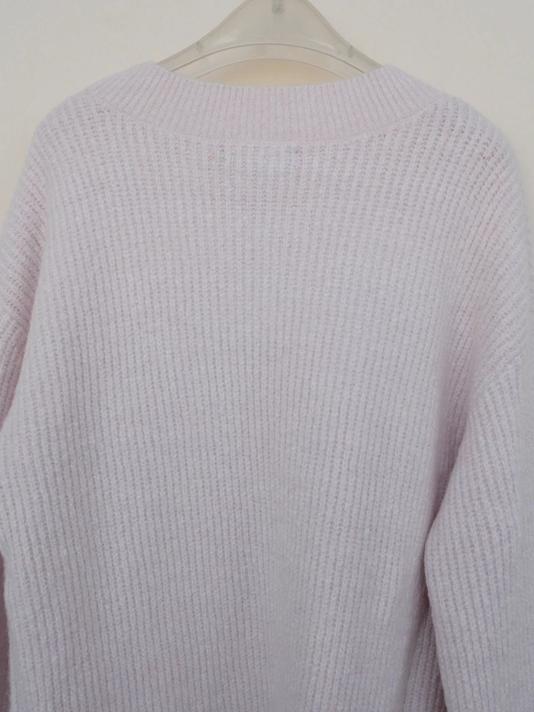 المرأة شتاء طويل Sve فضفاض صالح ثي لينة V-Ne سترة دافئة مريحة تريكو لينة الاكريليك مزيج الصوف مزيج