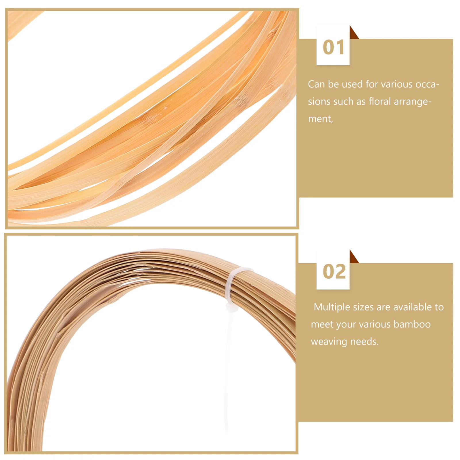 4 Rolls Paper Rattan Weaving Cane Natural Flat Reed for DIY Handicraft Wicker Repair Kit Rustic Wedding Decoration Material