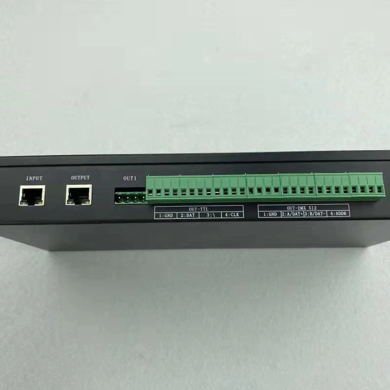 T-780K Operation Manual led 8 Ports Salve Led Pixel Controller support Art-net Protocol for master led pixel controller