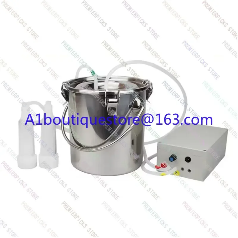 

Electric Cattle Goat Milking Machine 220V Pulsating Pasture Cow Sheep Milker Vacuum Pump Equipment 5L