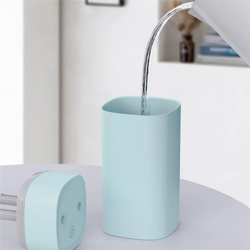 Colorful Night Light Small Humidifier Double Spray Air Atomizer USB Silent Home Humidifier Car Purifying Air Spray Green Durable