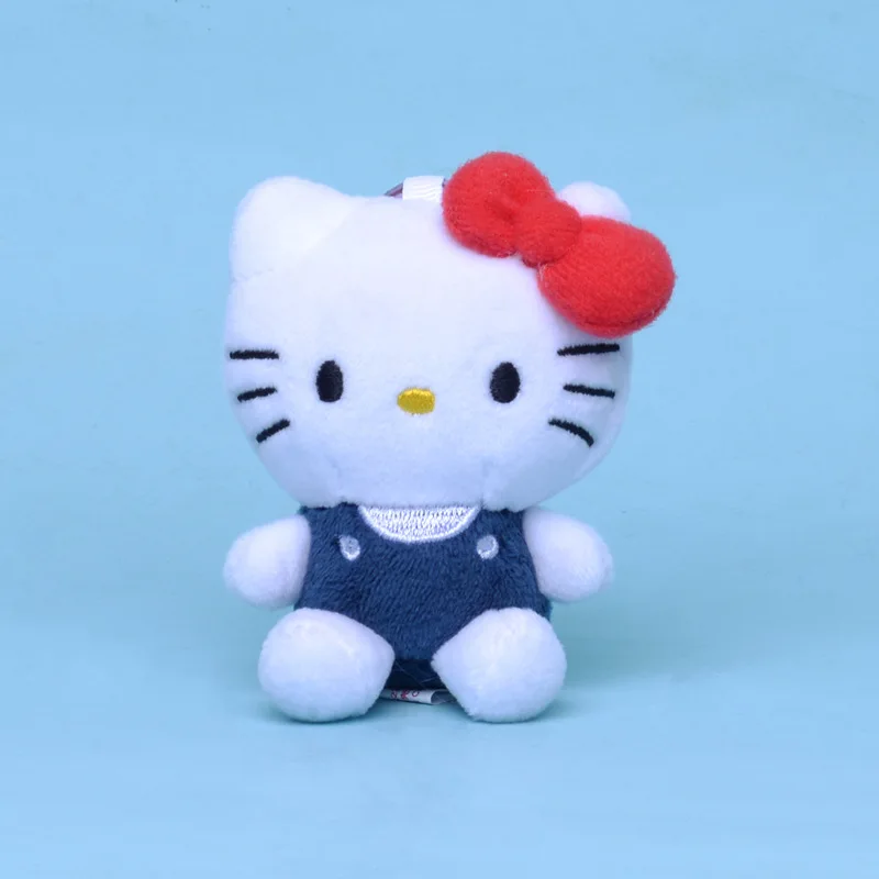 Sanrio Olá Kitty KT Boneca De Pelúcia Gato, Chaveiro bonito dos desenhos animados, Kawaii Fofo Brinquedo De Pelúcia, Pingente Adorável Mochila, Kid Holiday Gift