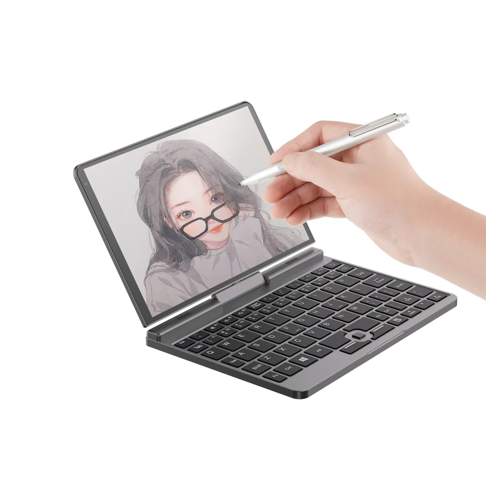 8-inch Mini Portable Laptop Touch Screen Windows 11 pro N95 12GB RAM IPS Display Small Notebook PC Micro Computer