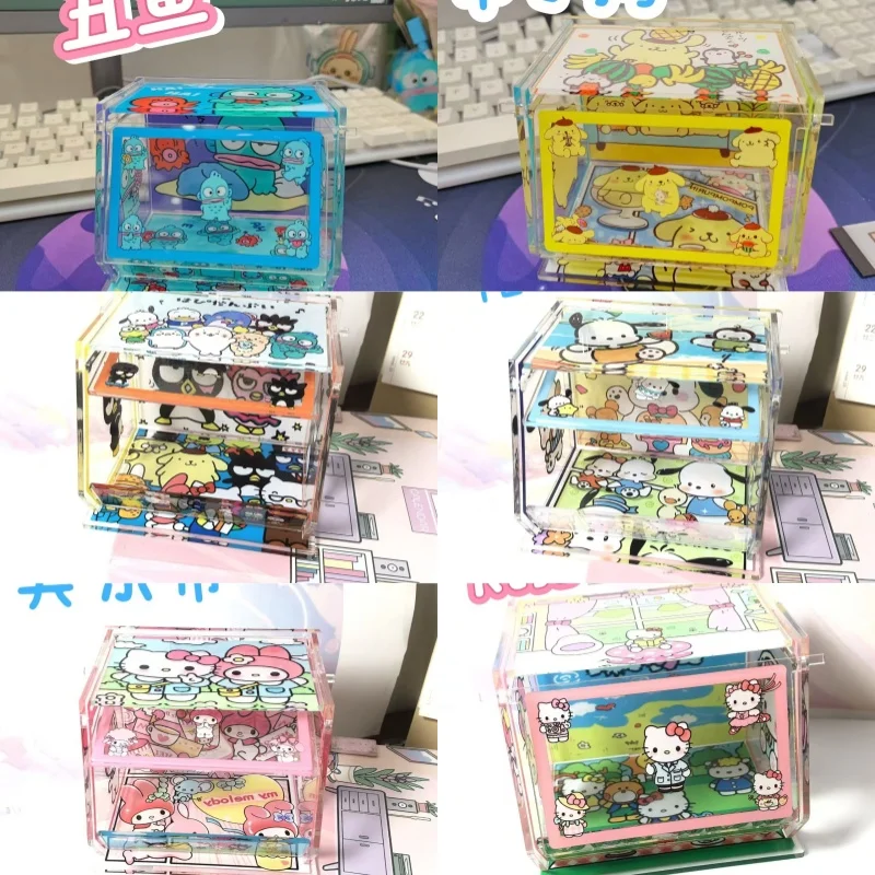 

Cute Hello Kitty Storage Pen Holder Stationery Supplies Kawaii Cartoon Anime Desktop Toy Ornaments Wholesale Student Girl Gifts