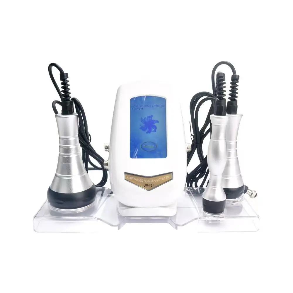 3 In 1 40K Cavitation Ultrasonic RF Machine Face Skin Lift Body Fat Burner Beauty Slimming Device