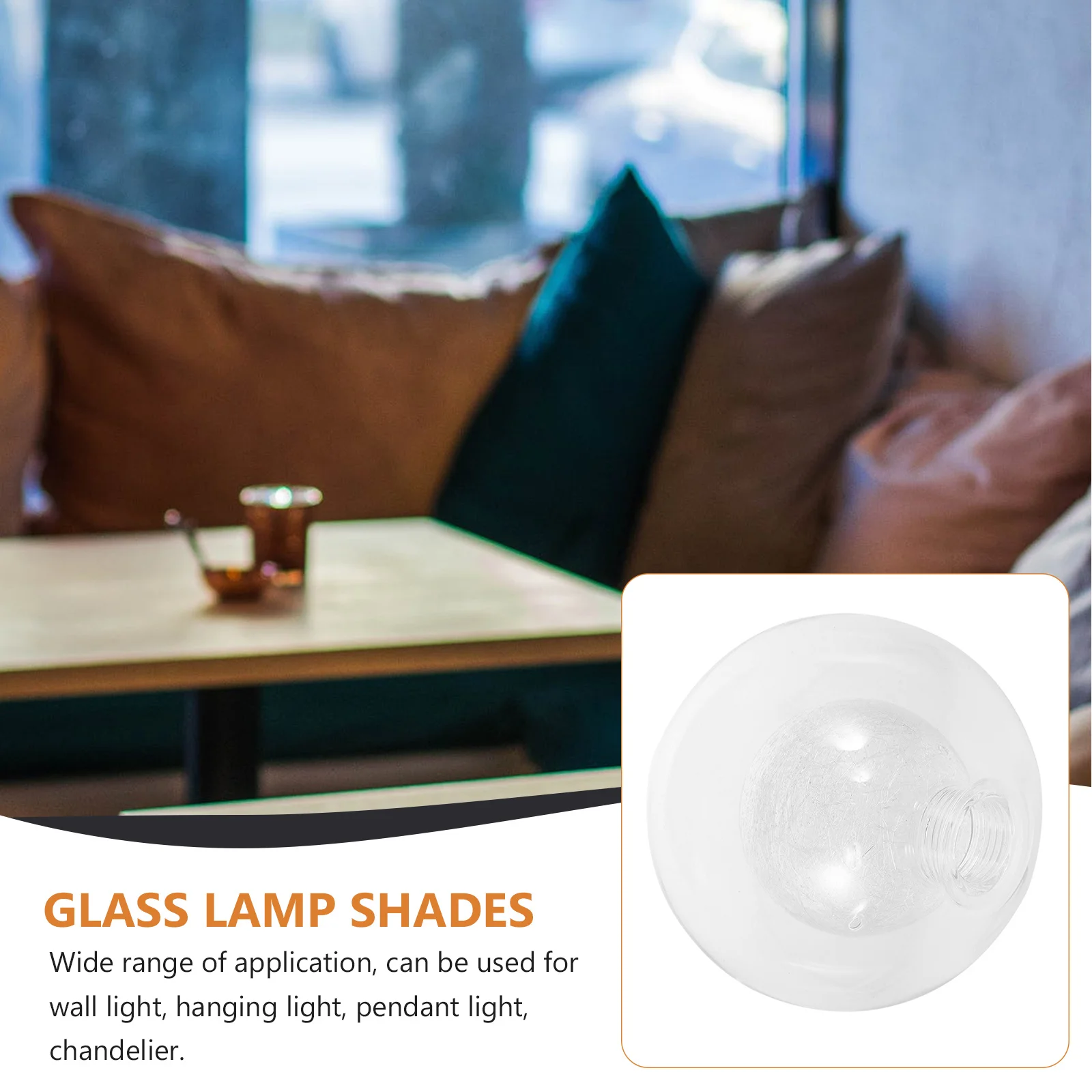 

Стеклянный абажур для подвесного светильника, замена плафона для потолочного или настенного светильника, декоративный абажур-шар для замены светильника