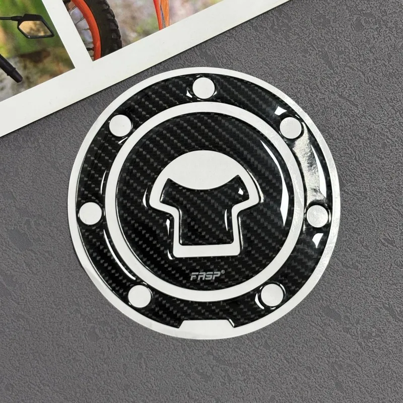 

CB1000R CB190R CB750 CB400 CBR250CBR 600R VFR Hornet Carbon Fiber Fuel Tank Cap Decorative Decal Motorcycle Modification Sticker