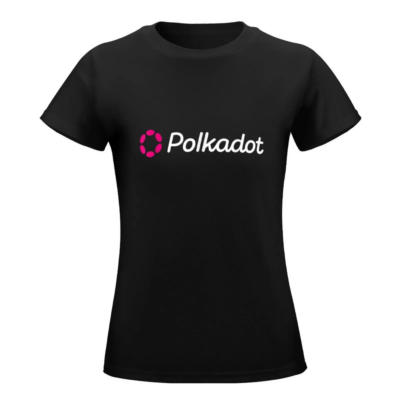 Polkadot cryptocurrency - Polkadot DOT T-Shirt Female clothing oversized clothes for woman