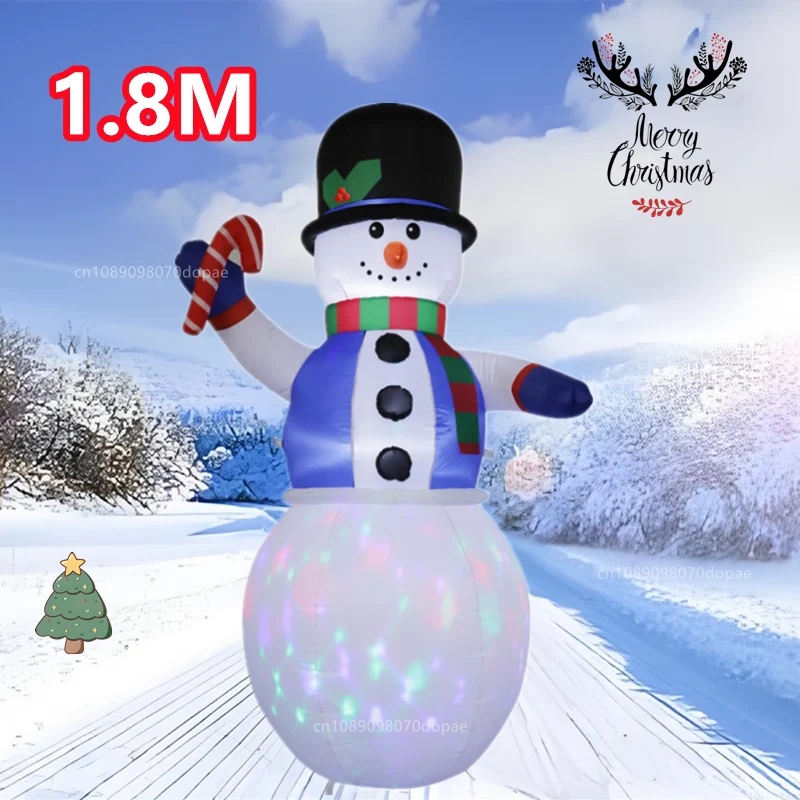 سترة زرقاء بخامات للكريسماس ، نماذج رجل الثلج ، أضواء ليد مدمجة ، ديكور مرح داخلي وخارجي ، مستلزمات حفلات أعياد الحديقة ، صيحات أعياد الميلاد #5