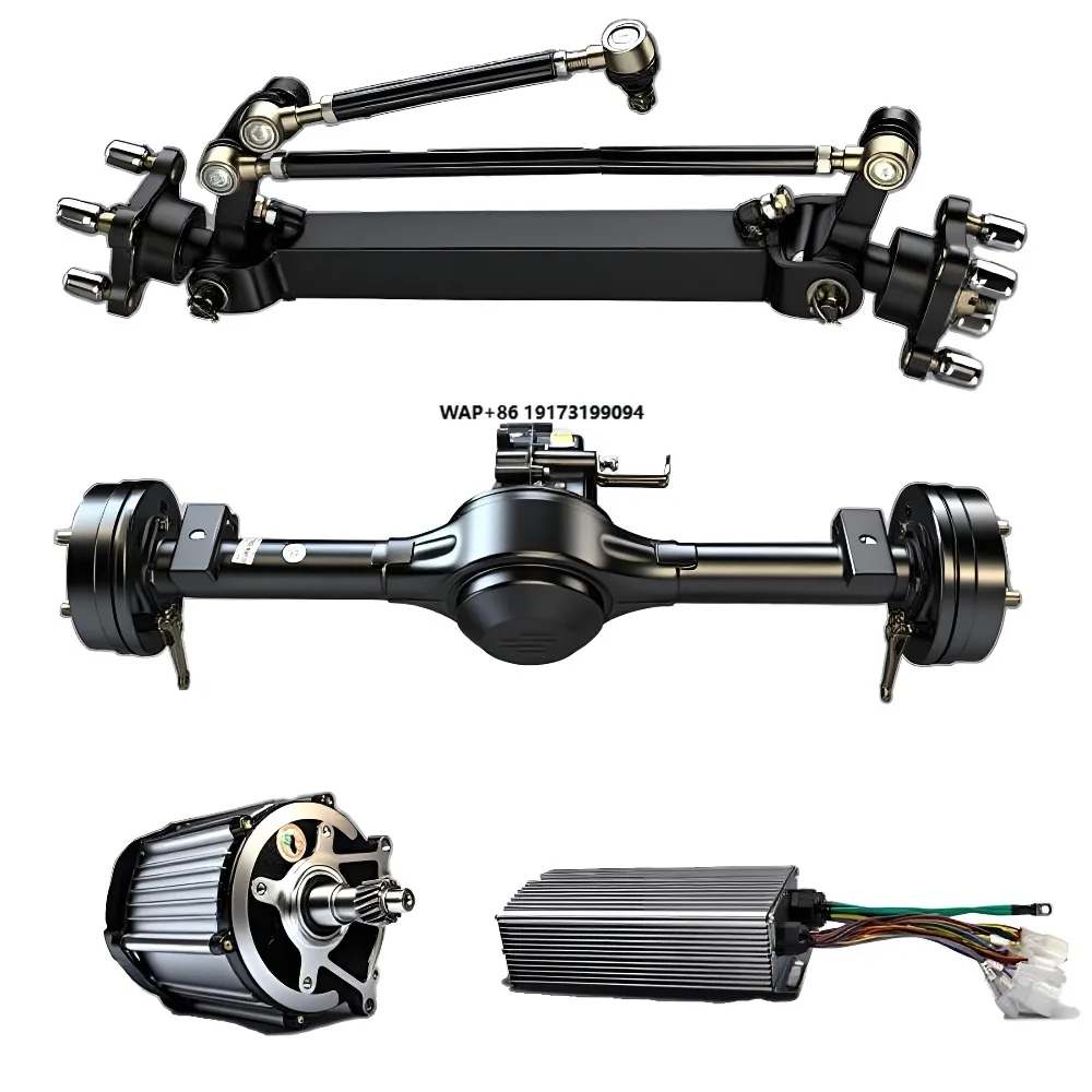 2000W 3000rpm Go-kart Rear Axle 72V 60V 4000W Three Rear Axle Controller 8mm Permanent Magnet Electric Rickshaw Car