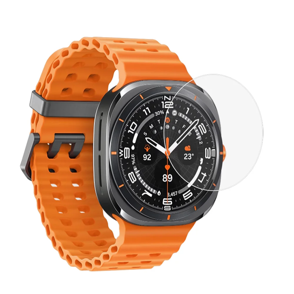 2PCS Tempered Glass Screen Protector for Samsung Galaxy Watch Ultra 47mm SM-L705 fit Galaxy Watch Ultra 2025 2024