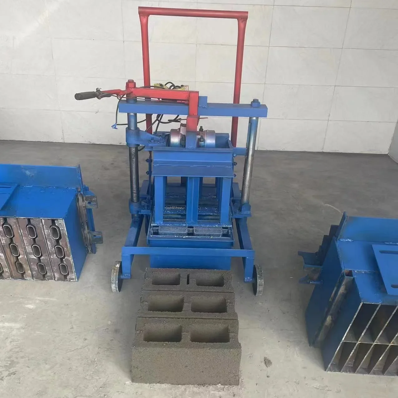 

Manual concrete block making machine price hollow concrete brick maker machine for sale