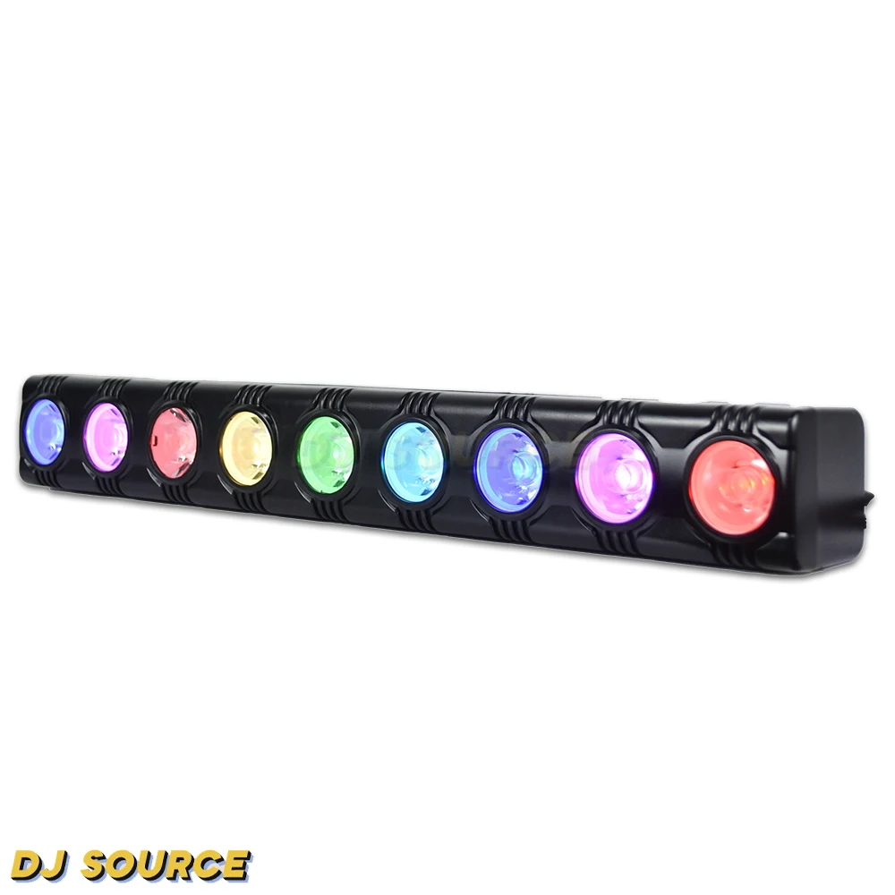 Imagem -02 - Led Wall Wash Beam Light Corrida de Cavalos dj Stage Lights Disco Party Club Stage Lighting Effect Rgbw Rgb Amber 9x12w Dmx512