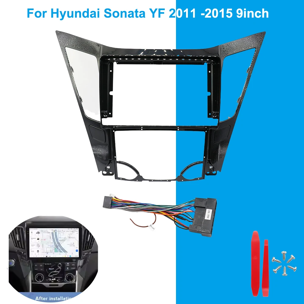 

9 Inch Car Audio Panel Frame for Hyundai Sonata YF 2011-2015 Android Video Car Radio Mounting Panel