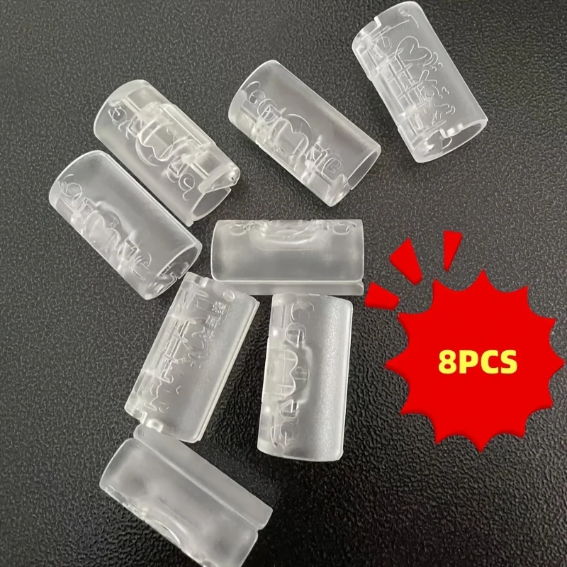 8 Pieces of Transparent Bed Sheet Clips - Multi-Purpose, Invisible and Traceless Clip Needles for Safe Bedding and Storage