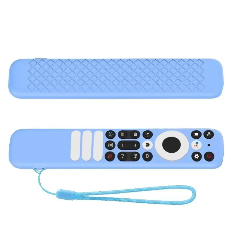 

Y1UB Soft Silicone Case Remotes Encasement With Lanyard Resistant To Dirt And Scratches for RC902V 802NU1 Remote Sleeve
