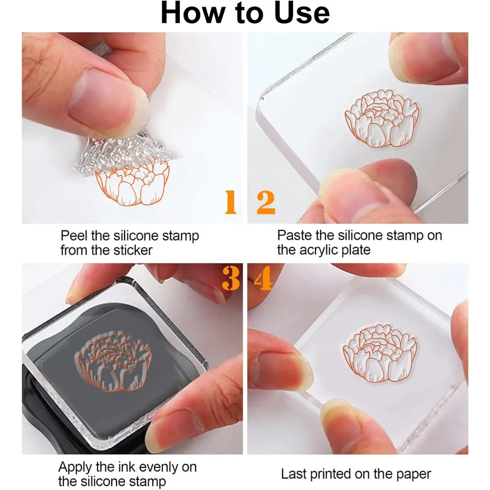 1 ورقة الربيع زهر الكرز الموسم واضح Stamps DIY بها بنفسك سكرابوكينغ الزهور سيليكون واضح ختم الأختام لبطاقات صنع الصور