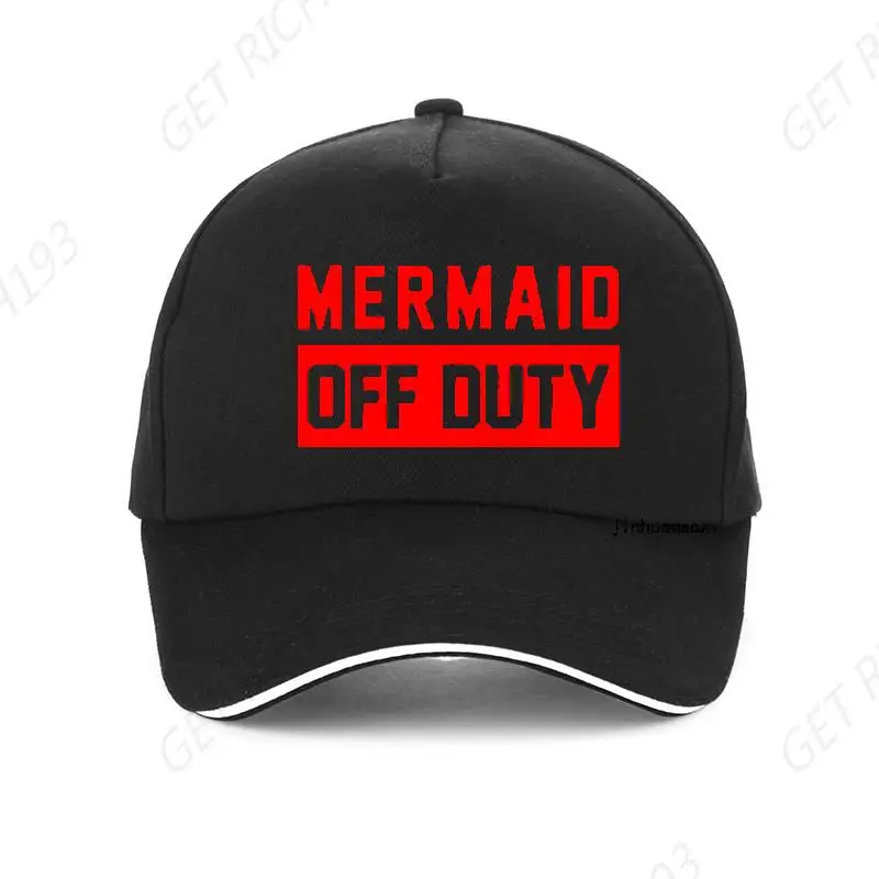 

Mermaid Off Duty Letters Printed Women Cap Tumblr Fashion Casual Outdoor Baseball Caps Adjustable Snapback Hat