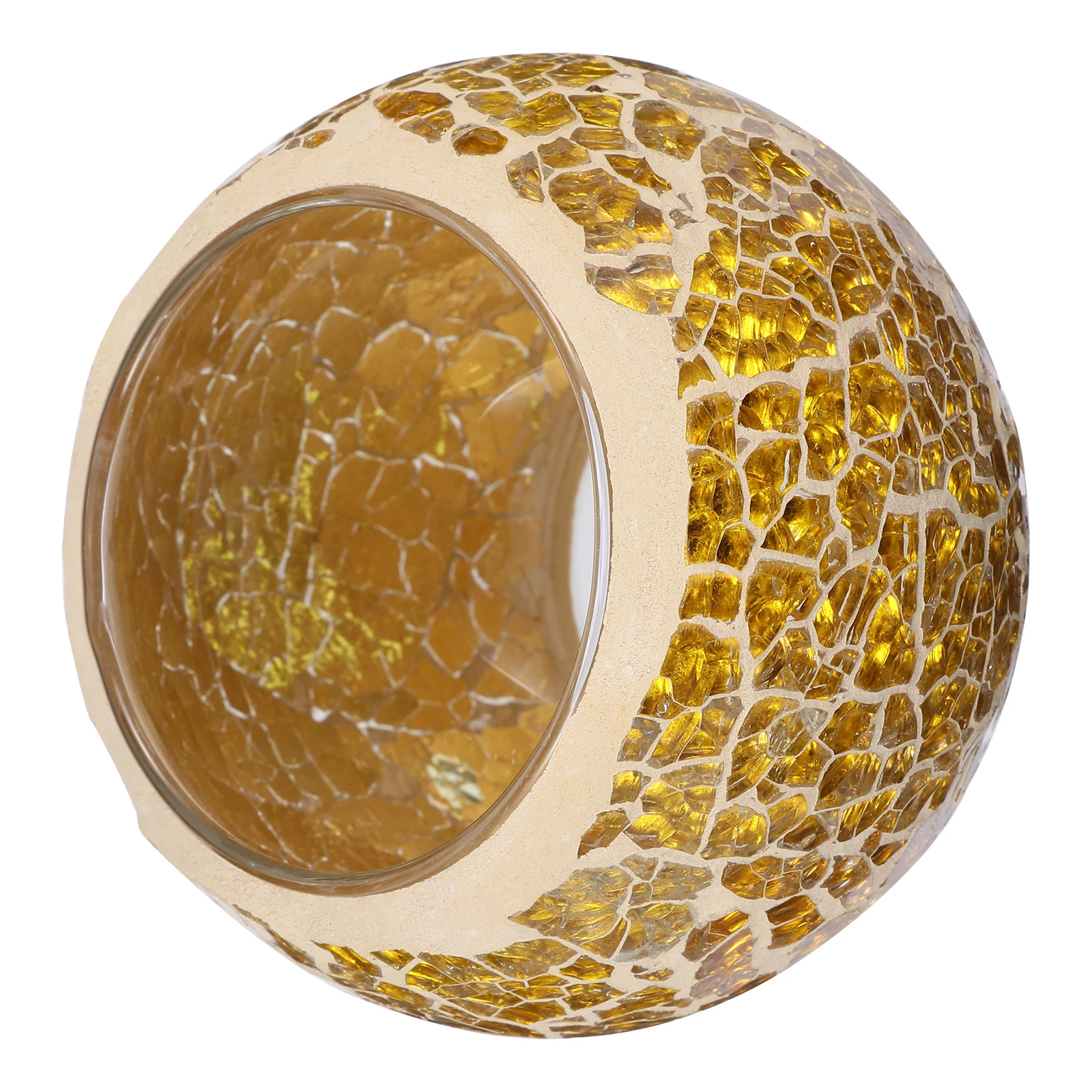 

Elegant Glass Candlestick Holder Decorative Mosaic Cup Perfect for Weddings Parties Home Aromatherapy Tealight