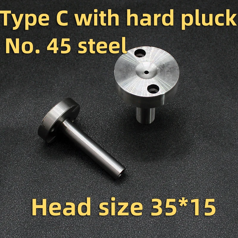 Type C single bracket No. 45 steel hardened nozzle head diameter 35mm, height 15mm, screw hole, gate sleeve diameter *12mm, 16mm