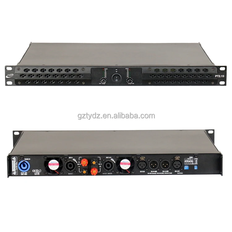 2ch Professional Power Amplifier 1100W*2 For Stage Performance Concert Meeting KTV Party