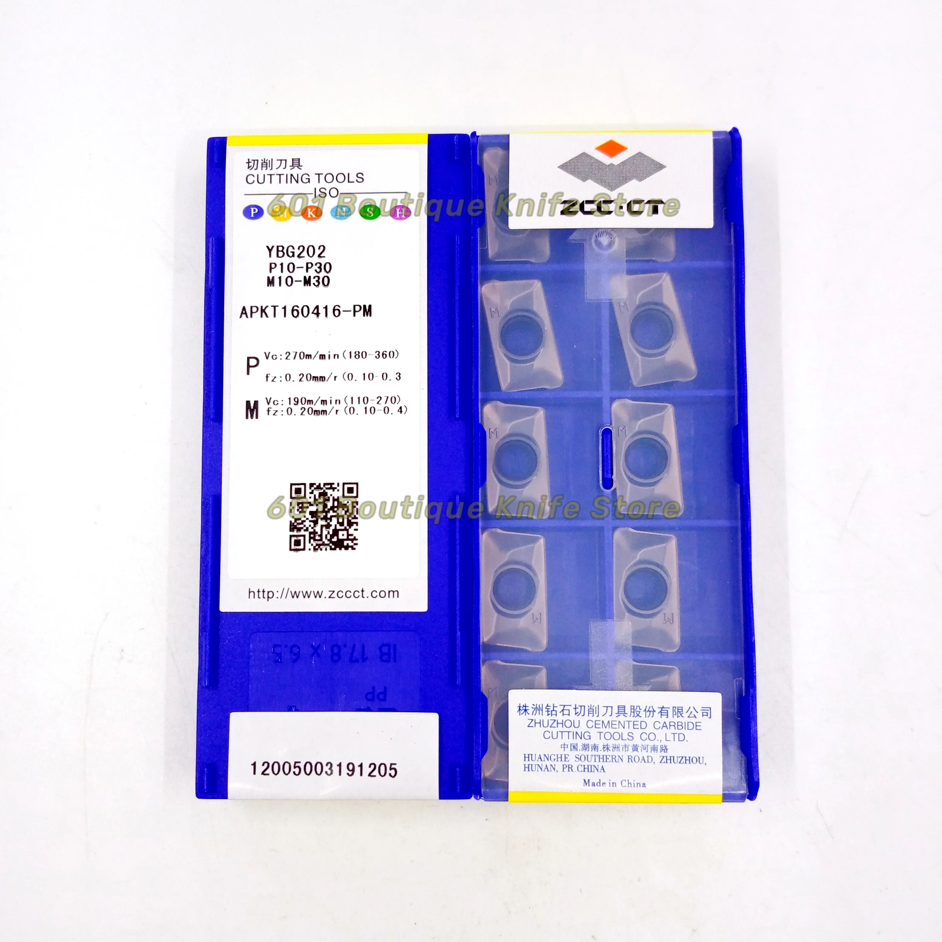 ZCCCT diamond brand CNC alloy blade APKT160416-PM  YBG202