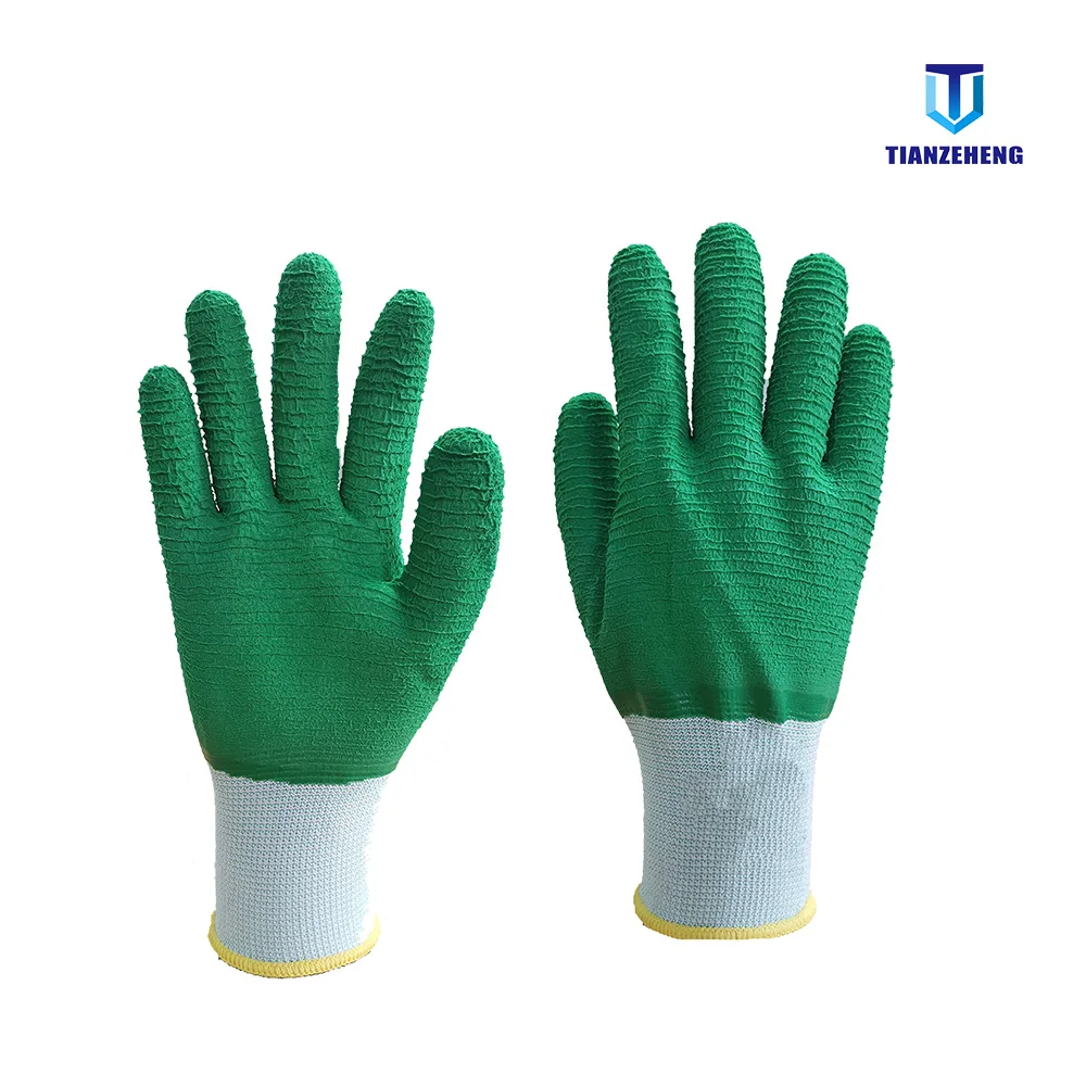 Latex Anti-Wrinkle, Anti-Skid, Wear-Resistant Dipping Gloves For Household UseStrong Grip Gloves For Construction Hardware Tools