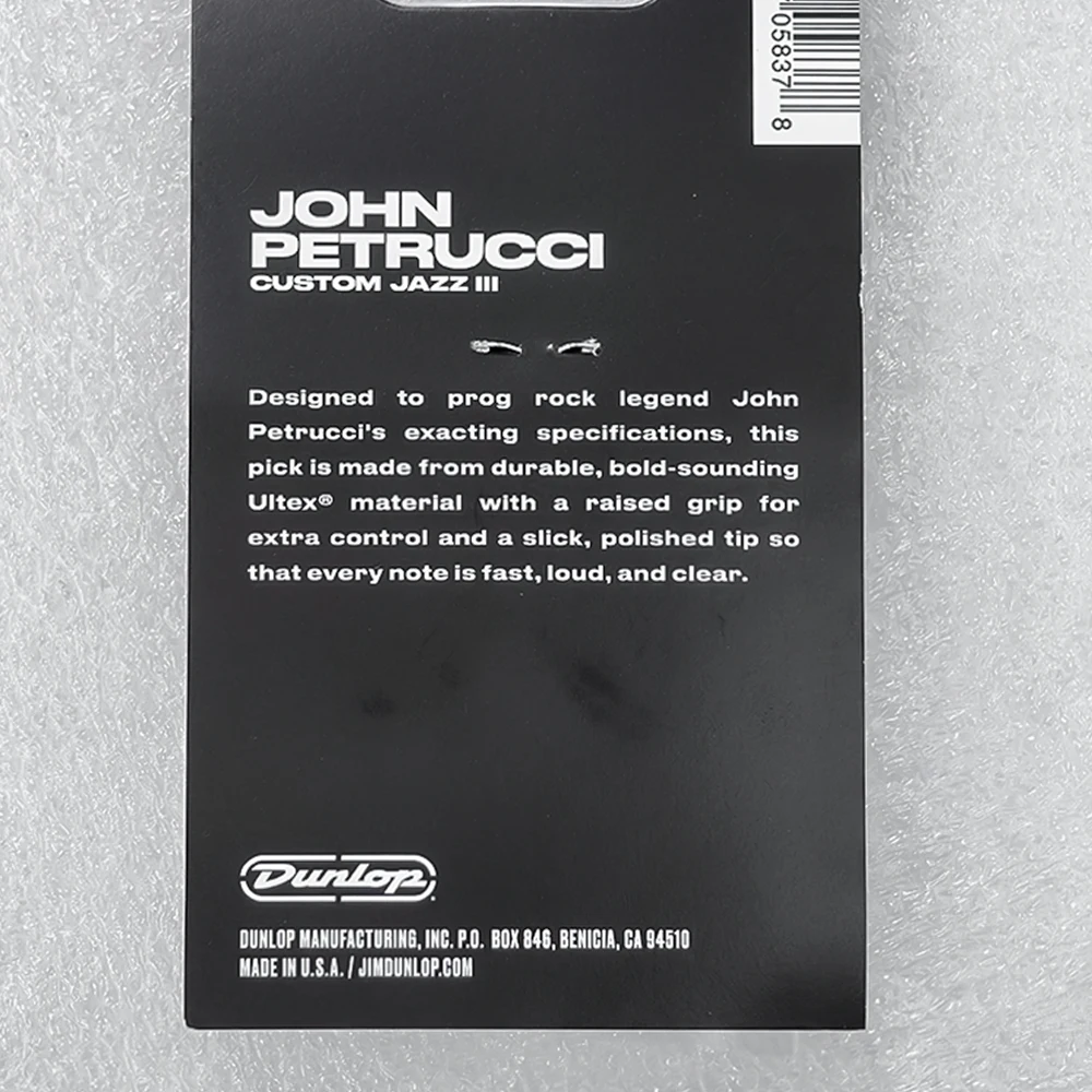 Dunlop Original John Petrucci Signature Jazz III Picks 1.5mm Ultex 6pcs 427PJP Electric Guitar Plectrum Accessories