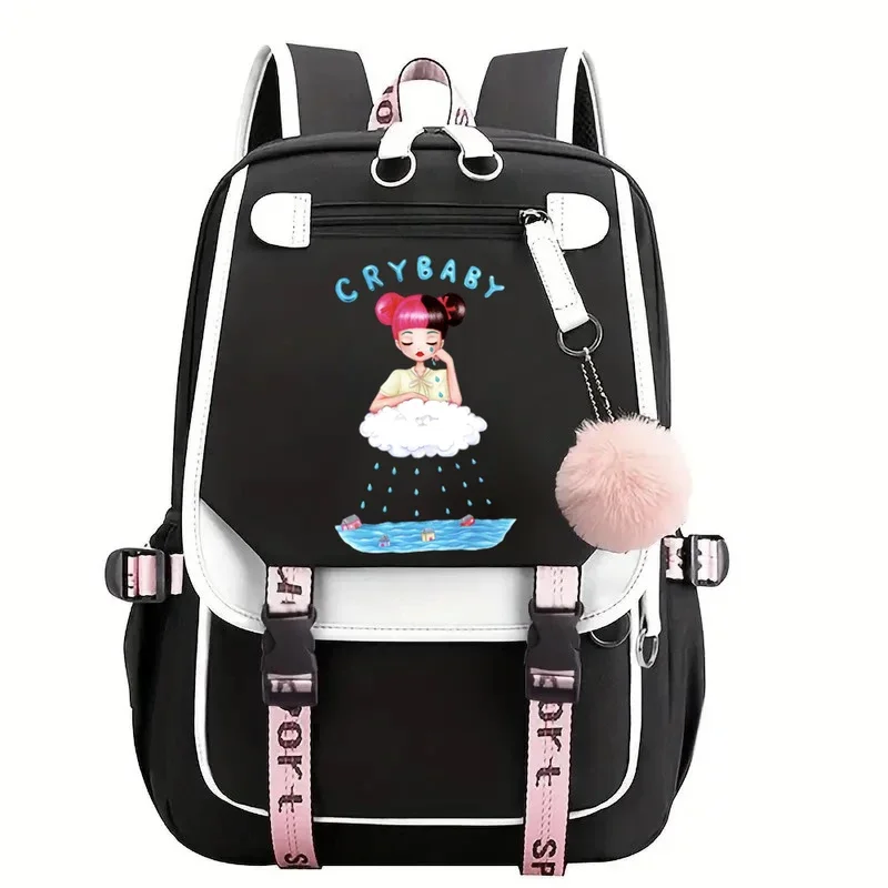 Melanie Martinez Cry Baby Backpack Print Backpacks Girls School Bag for Teenager Laptop Backpack for Fans Gift