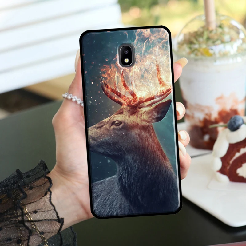 Deer Phone Case For Samsung Galaxy J1 J3 J5 J7 2016 A3 A5 2017 J4 J6 A6 A8 Plus J8 2018 Cover view 2
