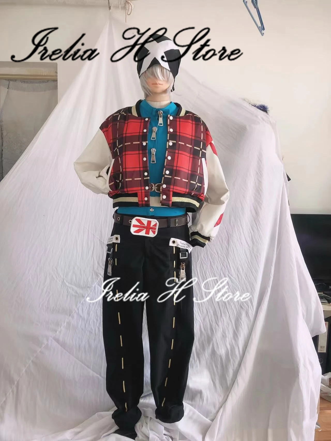 Irelia H Store Axl Low from Guilty Gear Axl Low cosplay costume for man jacket pants custom size made