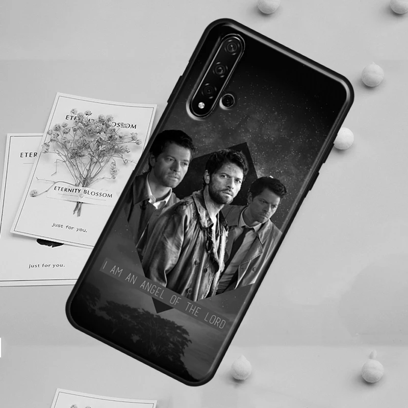 Cool Supernatural CastielสําหรับHuawei Nova 7i 8i 11i 12i 12S 9 10 SE Y91 Y90 Y60 Y70 Y72 Y61 P60 Pro P30 P40 Liteกรณี