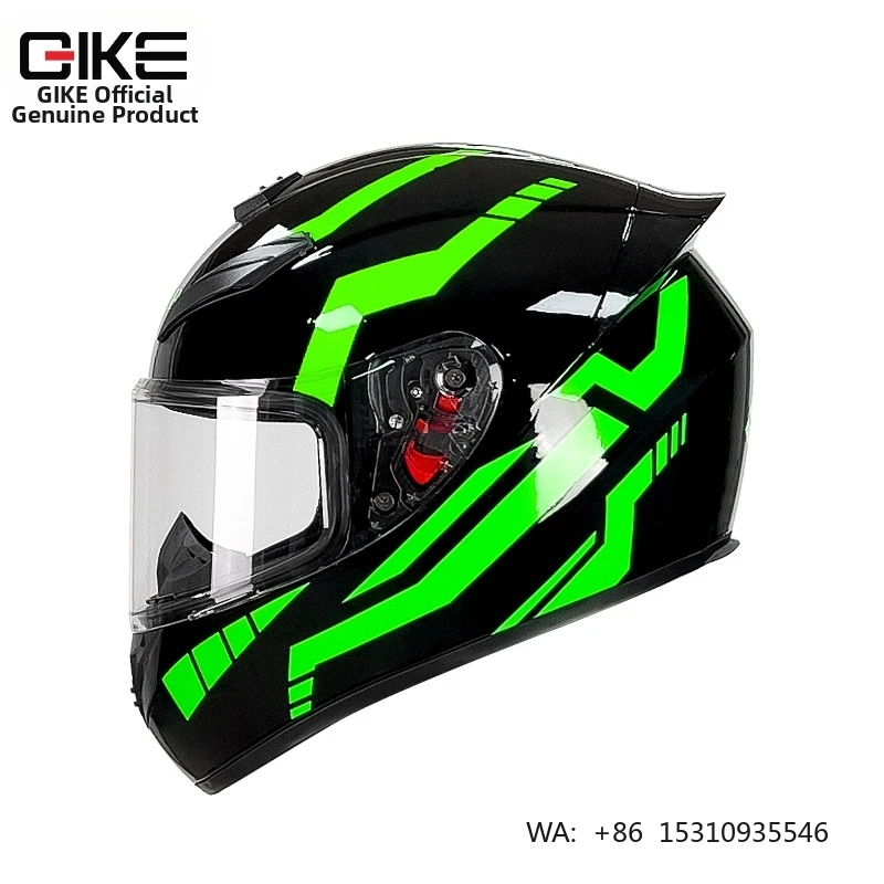 

Qike Full Face ABS Motorcycle Helmet for Men Women Winter Riding Gear 4-Season Safety Custom Style ECE Certified 3C