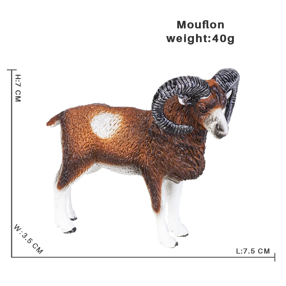 Solide Simulation wilde Zoo Tier Antilope Giraffe Panda Schwein Modell Action figuren Elefant Tiger Figuren Spielzeug für Kinder – Detail 8