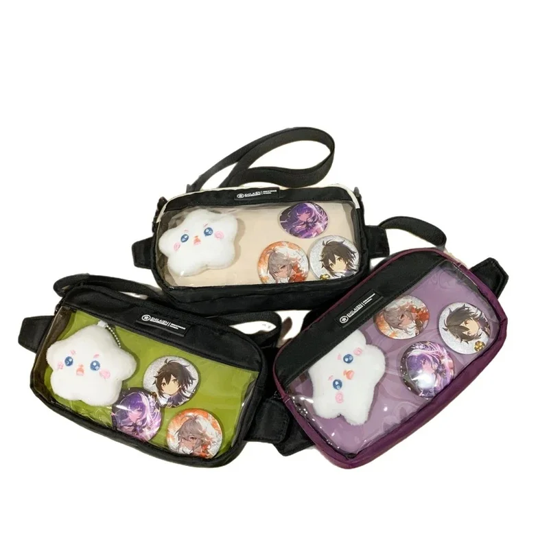 

Dopamine Y2K Itabag Square Black Bag Baby Bag Outdoor Lightweight Shoulder Diagonal Cross Bag Large Capacity Diagonal Itabag New