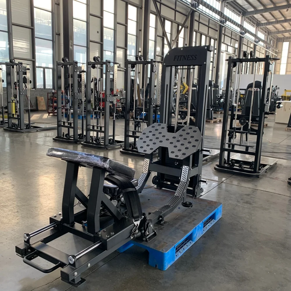 Steel Hip Training Device, Gym Hip Bridge Training,Professional Hip Thrust Gym Equipment for Glute Building