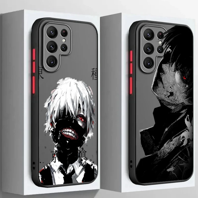 G-ghoul Monster Warm Blood Frosted Translucent For Samsung Galaxy S24 S23 S22 S21 S20 FE S10 S9 S8 Plus Ultra Pro 5G Back