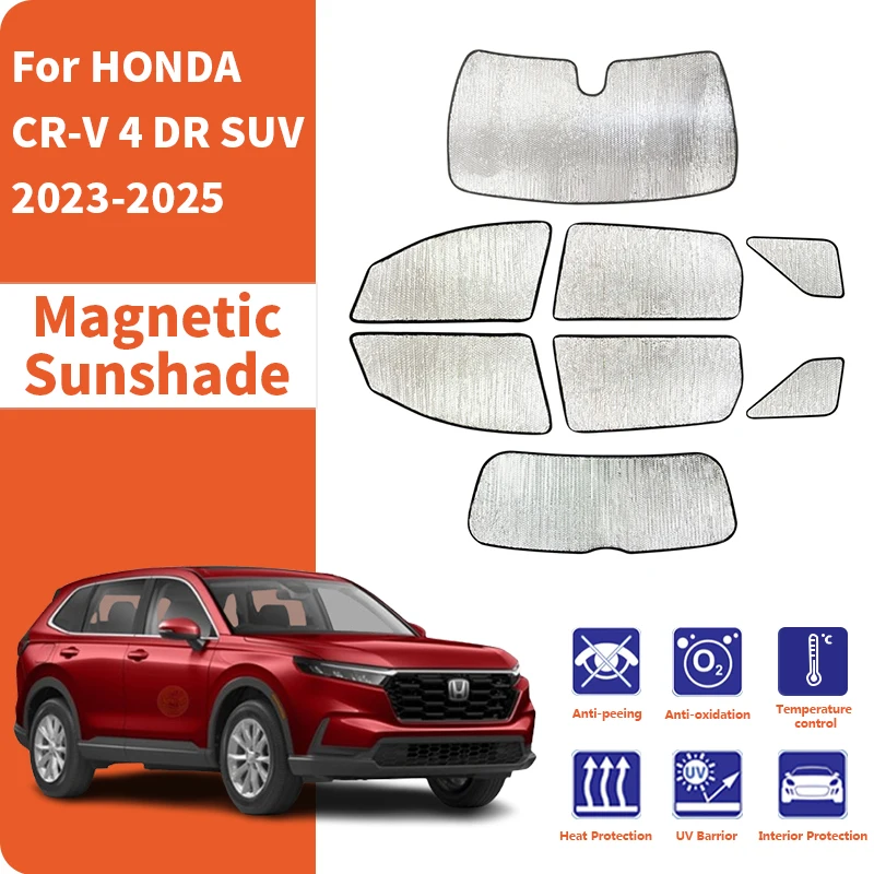 

Custom Car Window Sunshade Anti-UV Car Sun Window Visors Sunshade Covers Accessories For HONDA CR-V 4 DR SUV 2023-2025