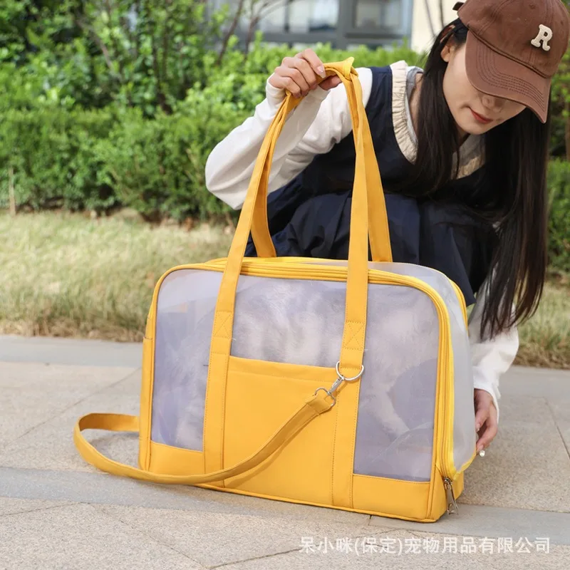 

Cat Dog Carrier Breathable Pet Carrier Portable Tote Bag Carrier for Small To Medium Cats and Small Dogs Cat Backpack Carrier
