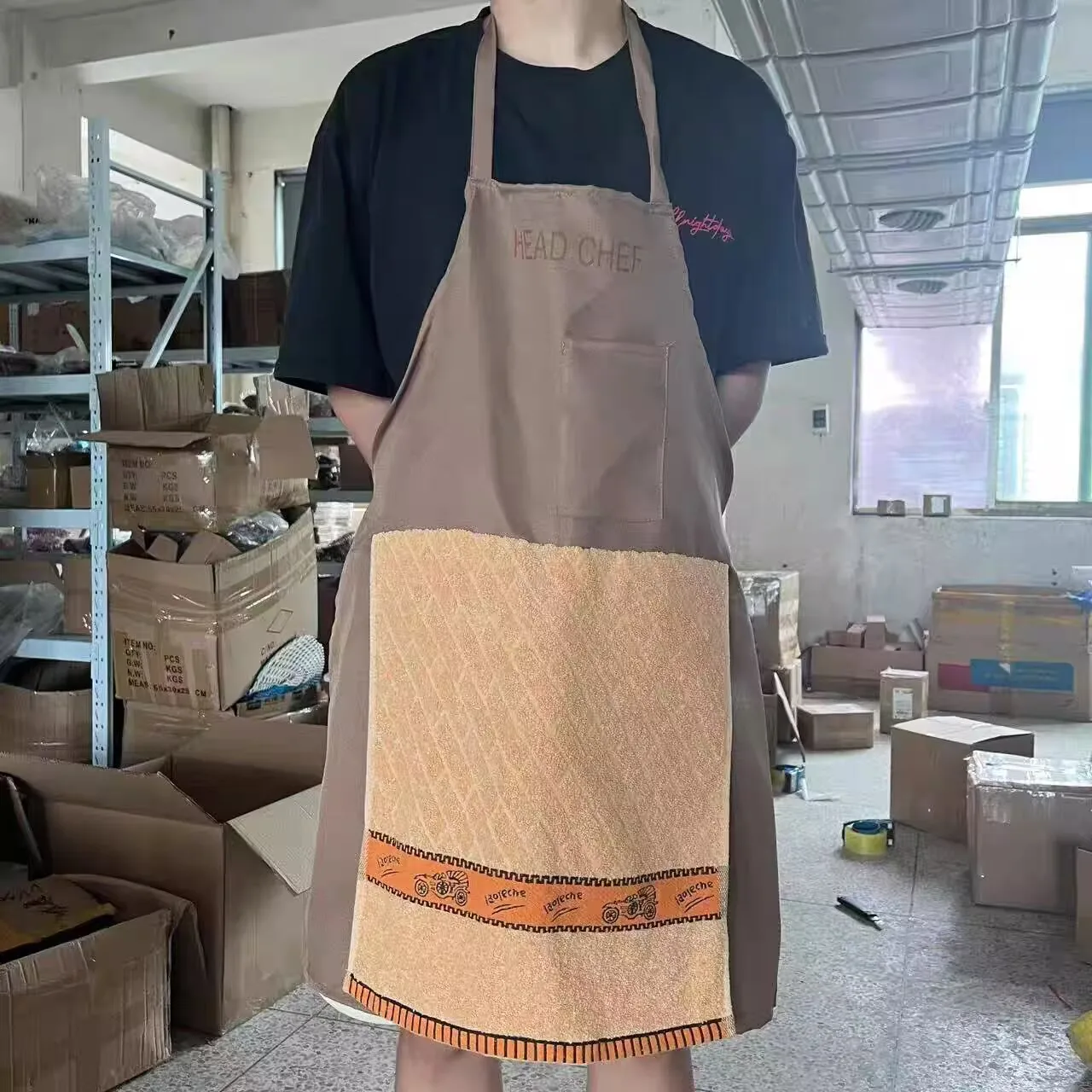 NEW Chefs Prank Apron Creative Prank with Pocket Funny Gag Gift Surprise for Men Women Cooking Kitchen Humor Ultimate Gift