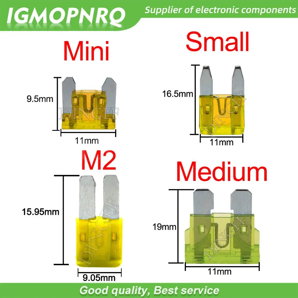 1Set 12V Mini Small Medium Size Car Fuse Holder Add-a-circuit TAP Adapter with ATM Blade Fuse Micro Mini 10A 5A 20A 25A 30A 40A