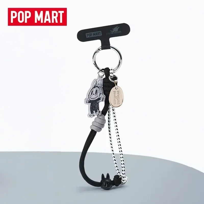 

POP MART THE MONSTERS 10th Anniversary Anime Figure Mobile Phone Lanyard Ornaments Figurines Home Decor Desktop Model Dolls