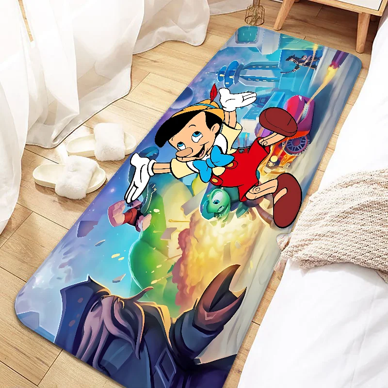 Disney Pinocchio Cartoon 3D Door Mat Entrance Non-slip Doormat Washable Kitchen Carpet Living Room Hallway Rugs Bathroom Bath Do