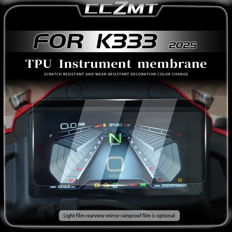 

For JEDI K333 k333 2025 Motorcycle Speedometer Cluster Scratch Cluster Screen Protection Film Protector Modification Accessories
