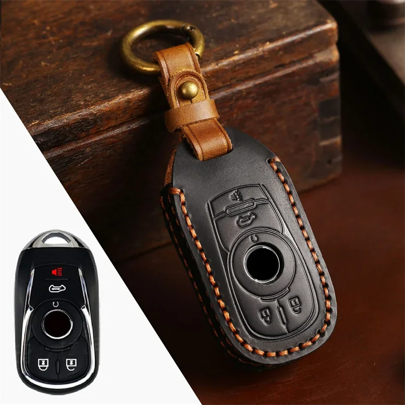 

1pc Car Key Case Cover For Opel Astra For Buick Encore Envision NEW LACROSSE Weilang Accessories Car Stying Keychain Car-Styling