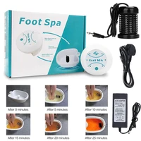 Máquina masajeadora de baño de Spa para pies iónico, Mini desintoxicante para baño de pies, terapia de salud, limpieza de Spa para pies, matrices de cuidado de vibración Aqua