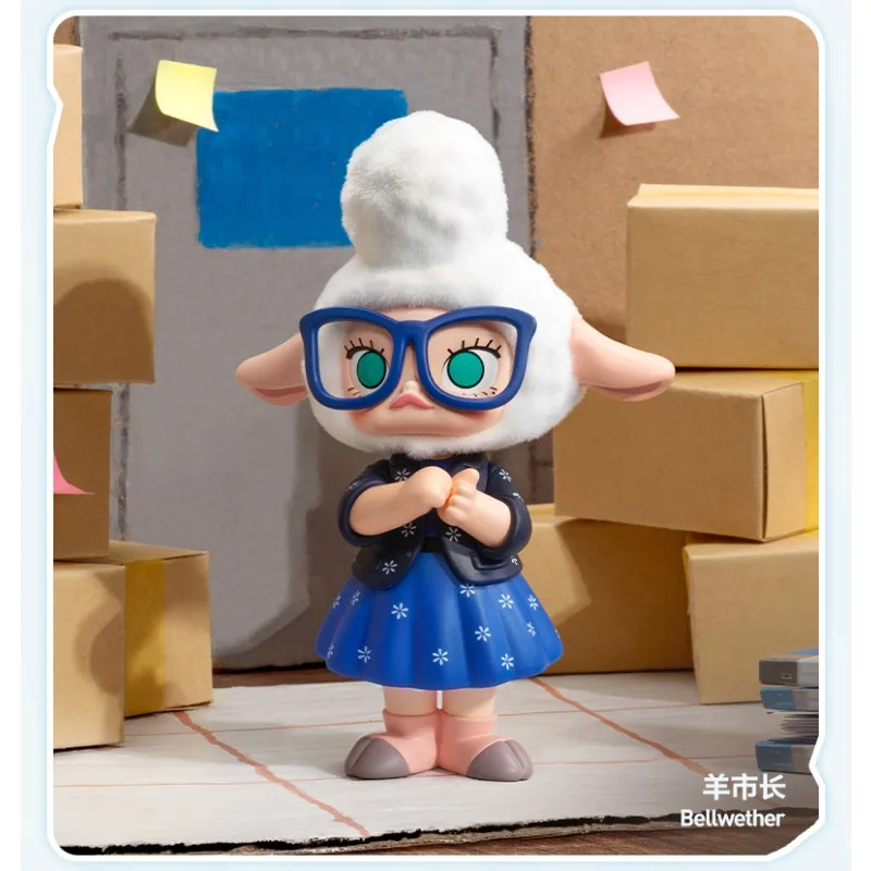 Echtes POPMART MOLLY Zootopia Co-Branded Limited Edition Sammelfiguren in Blindboxen, thematisches Geschenkset, ideales Weihnachtsspielzeug