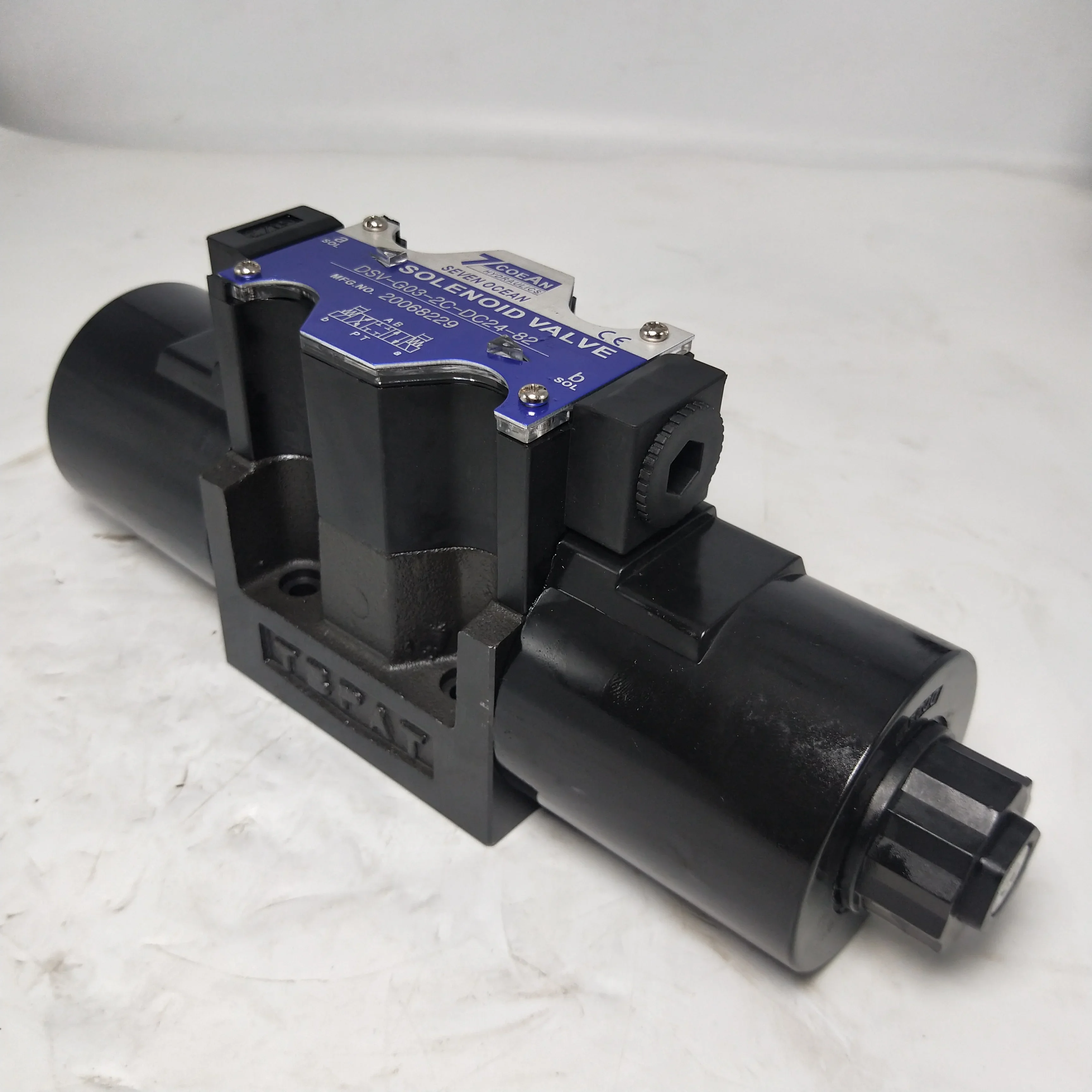 متوفر في المخزون 7OCEAN 70cean DSV DSV-G03-2C-DC24-82 صمام التحكم الاتجاهي ذو الملف اللولبي الهيدروليكي بأفضل الأسعار