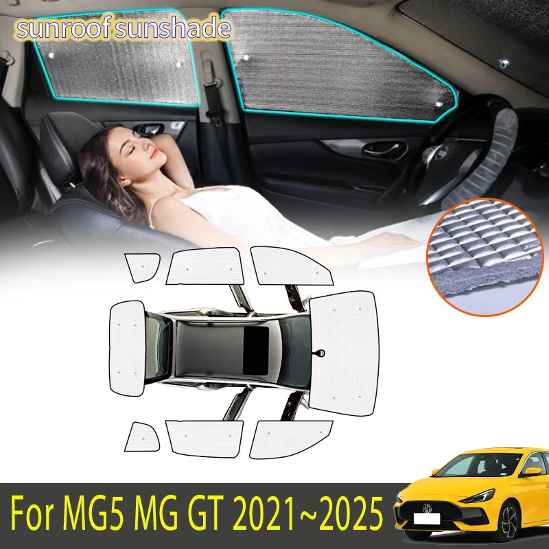 

Автомобильные аксессуары для MG5 MG GT 2021 2022 2023 2024 MK2, солнцезащитный козырек, солнцезащитный козырек для лобового стекла, затенение боковых окон, автозапчасти